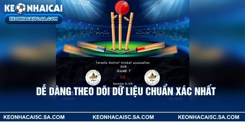 Dễ dàng theo dõi dữ liệu chuẩn xác nhất